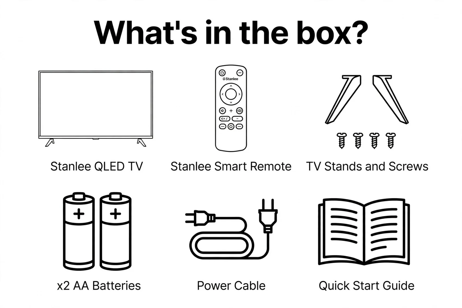 Stanlee 58″ Smart TV — QLED 4K — view 4